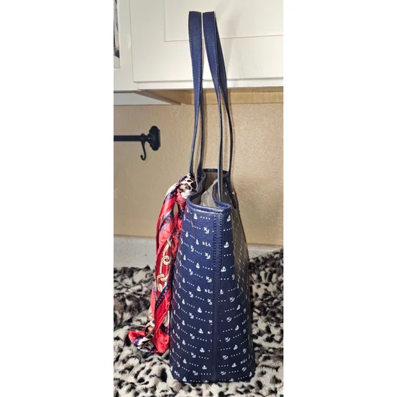 NWT Ralph Lauren Newbury Nautica Classic Tote with scarf - Picture 5 of 10